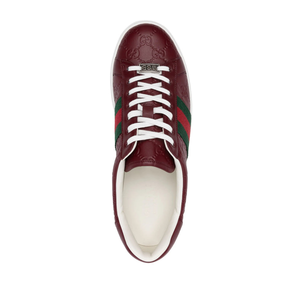Gucci Red Trainers - Low-Tops Men
