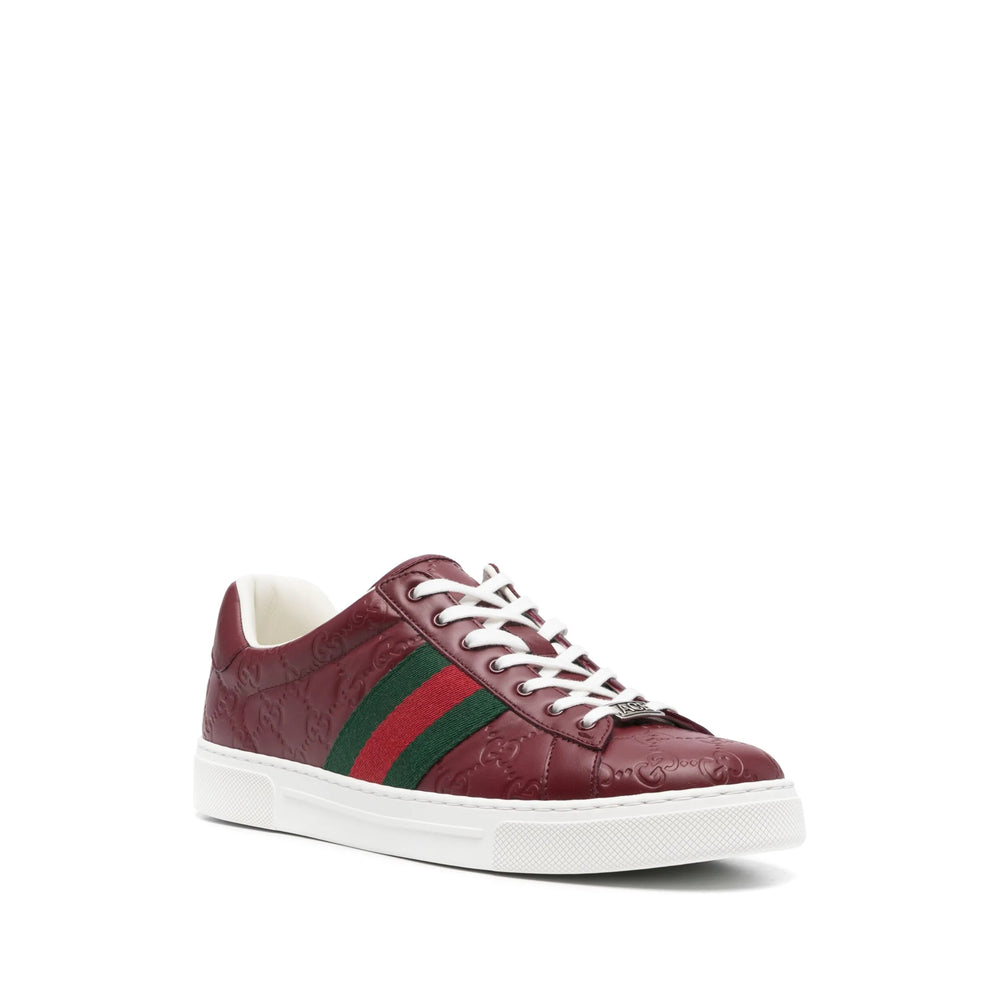 Gucci Red Trainers - Low-Tops Men
