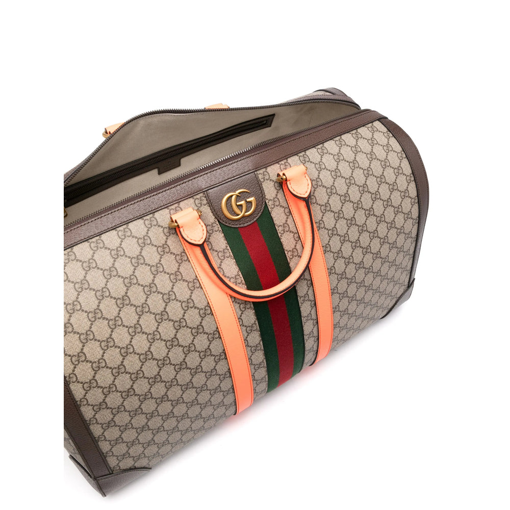 Gucci Neutrals Luggage & Holdalls Men