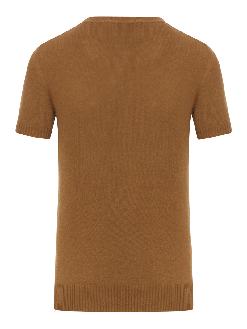 Miu Miu Women Cashmere Short Sleeve Sweater