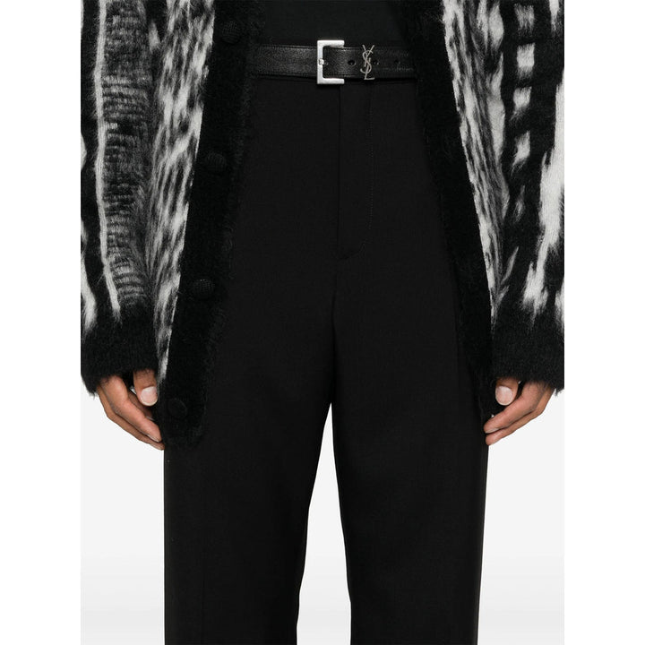 Saint Laurent Black Trousers - Tailored Trousers Men