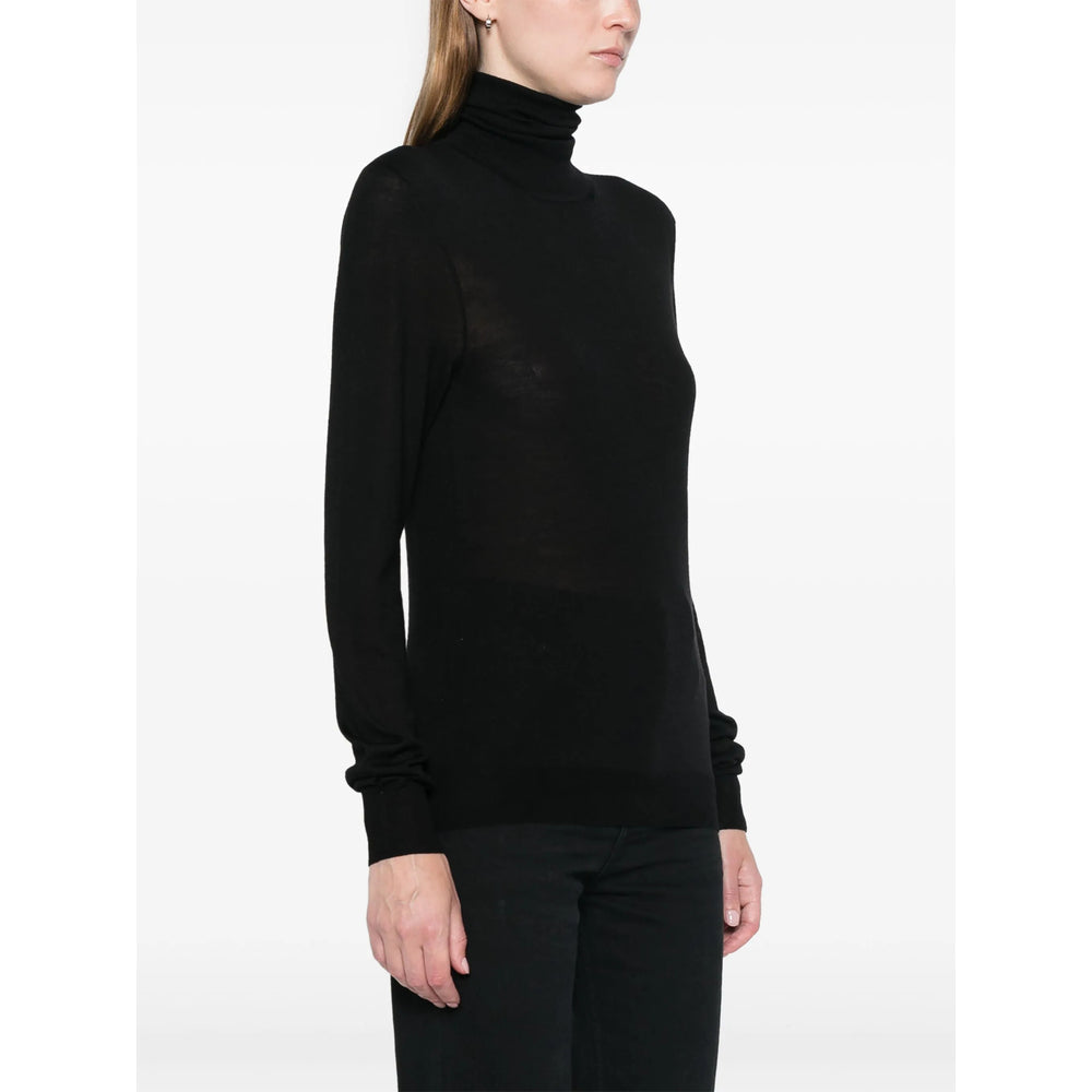 Saint Laurent Black Knitwear - Jumpers Women
