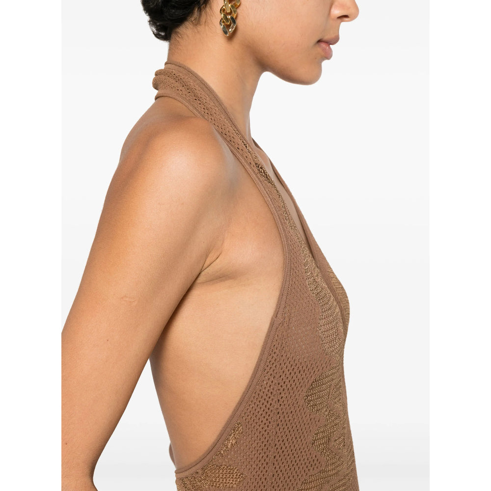 Saint Laurent Brown Tops - Vests & Tank Tops Women