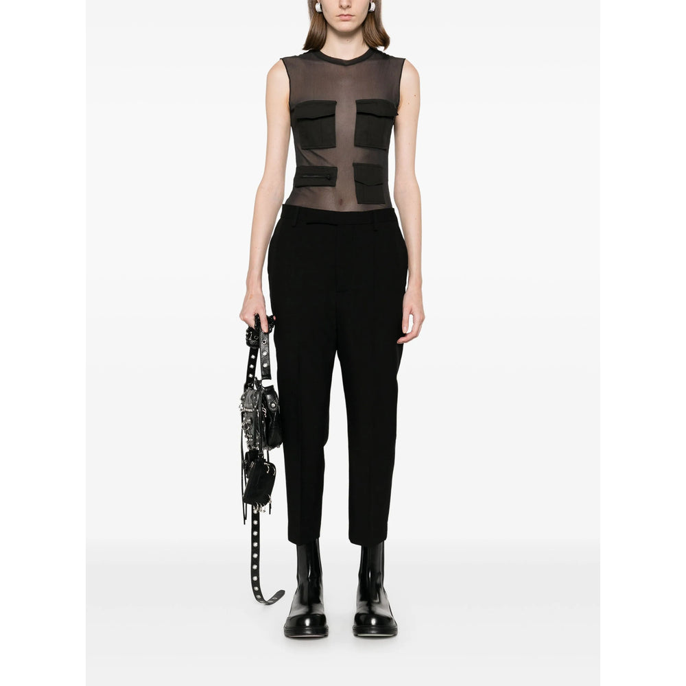 Rick Owens Black Trousers - Tapered Trousers Women