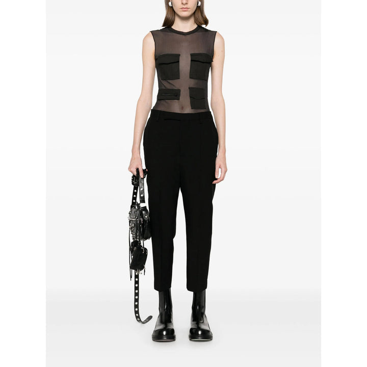 Rick Owens Black Trousers - Tapered Trousers Women