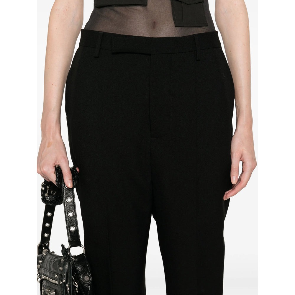 Rick Owens Black Trousers - Tapered Trousers Women