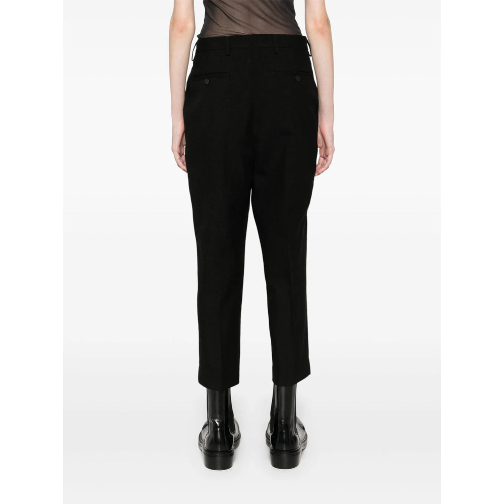 Rick Owens Black Trousers - Tapered Trousers Women