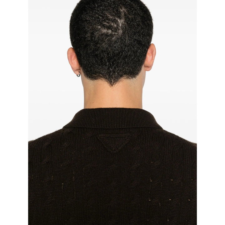 Prada Brown Sweaters & Knitwear - Jumpers Men