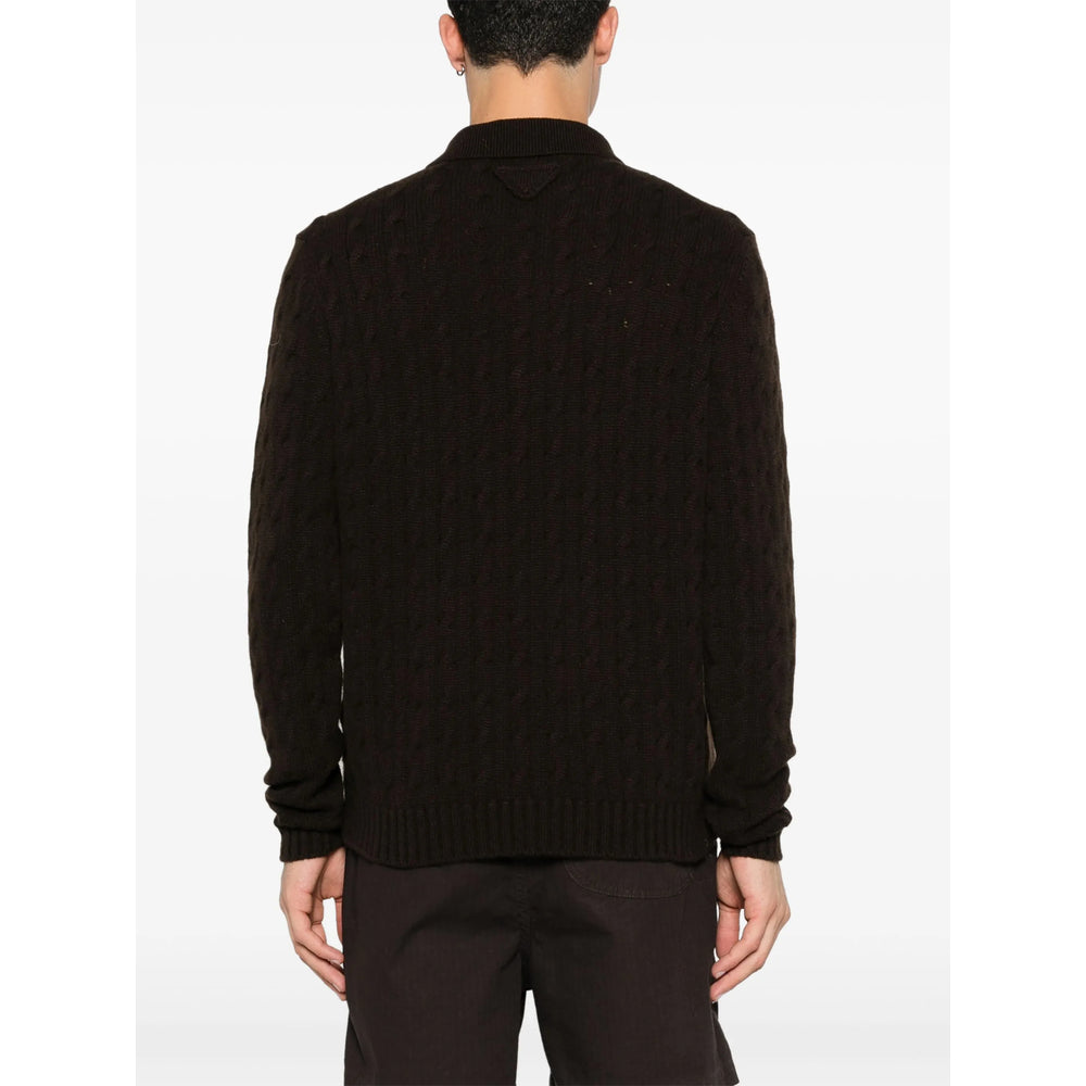 Prada Brown Sweaters & Knitwear - Jumpers Men