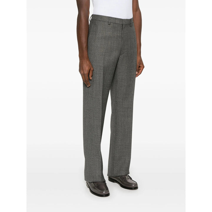 Prada Grey Trousers - Wide-Leg Trousers Men