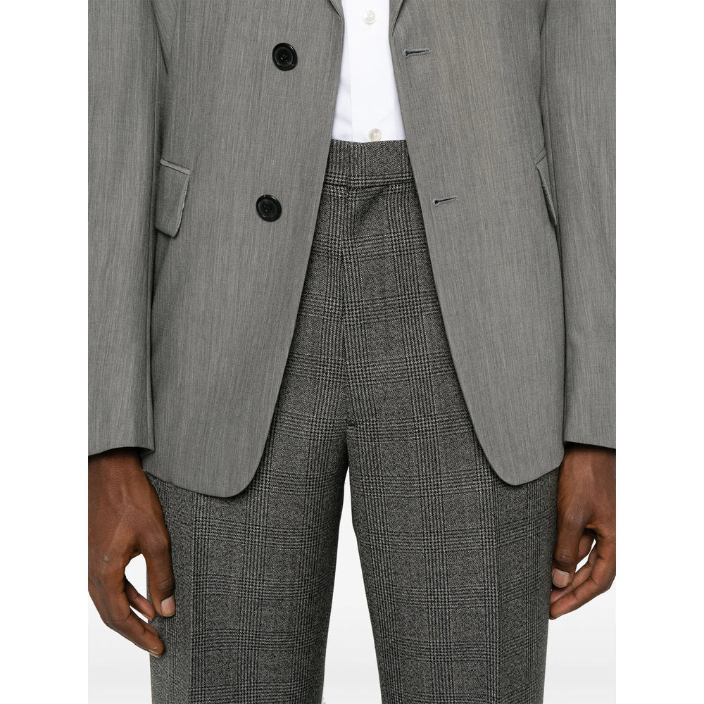 Prada Grey Trousers - Wide-Leg Trousers Men