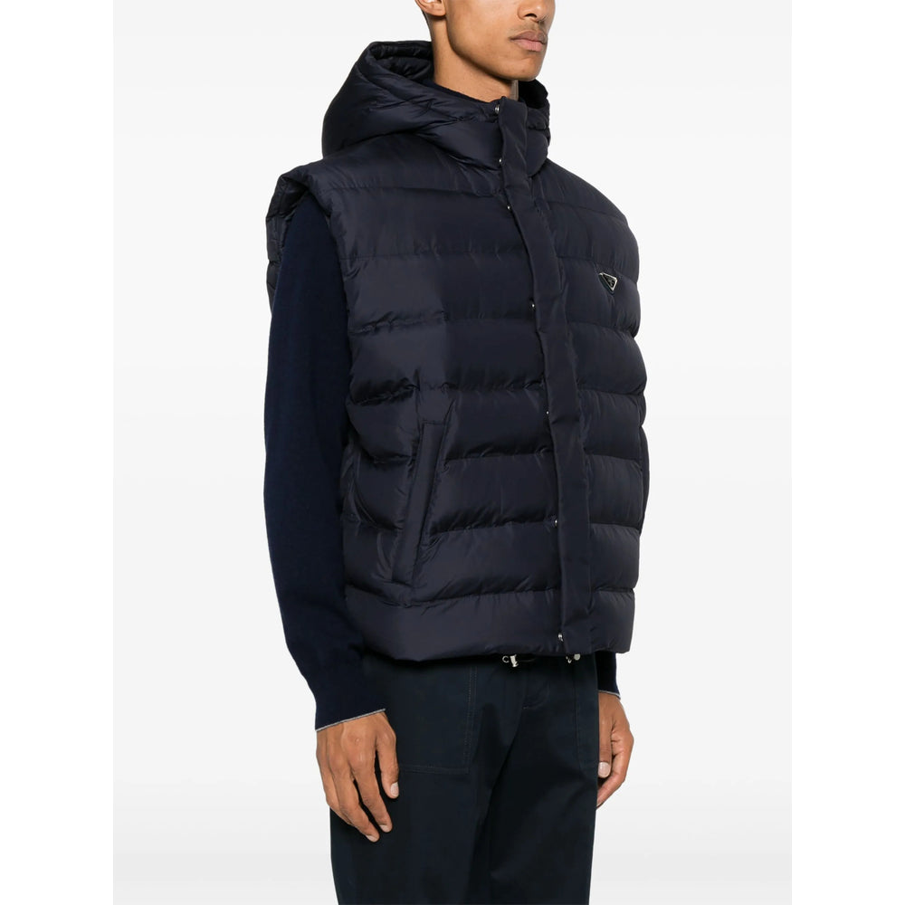 Prada Blue Jackets - Waistcoats & Gilets Men