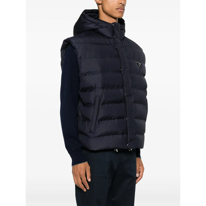 Prada Blue Jackets - Waistcoats & Gilets Men