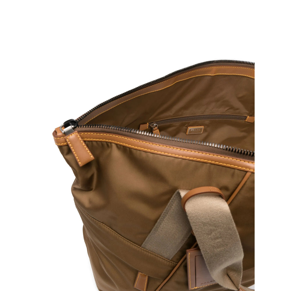 Prada Brown Luggage & Holdalls Men