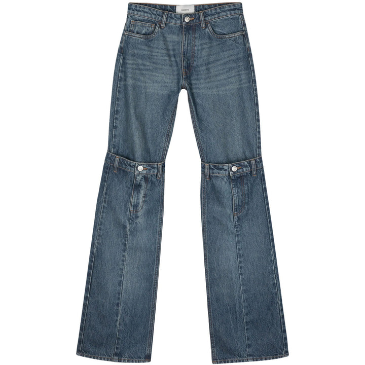 Coperni Blue Denim - Flared Jeans Women