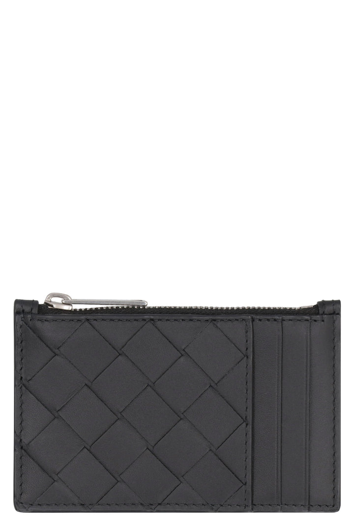 BOTTEGA VENETA Intrecciato Mini Leather Card Holder
