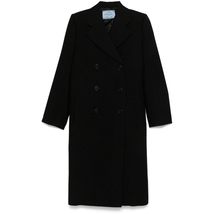Prada Black Coats - Double Breasted & Peacoats Women