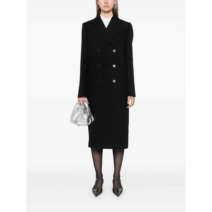 Prada Black Coats - Double Breasted & Peacoats Women