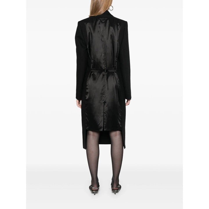 Prada Black Coats - Double Breasted & Peacoats Women