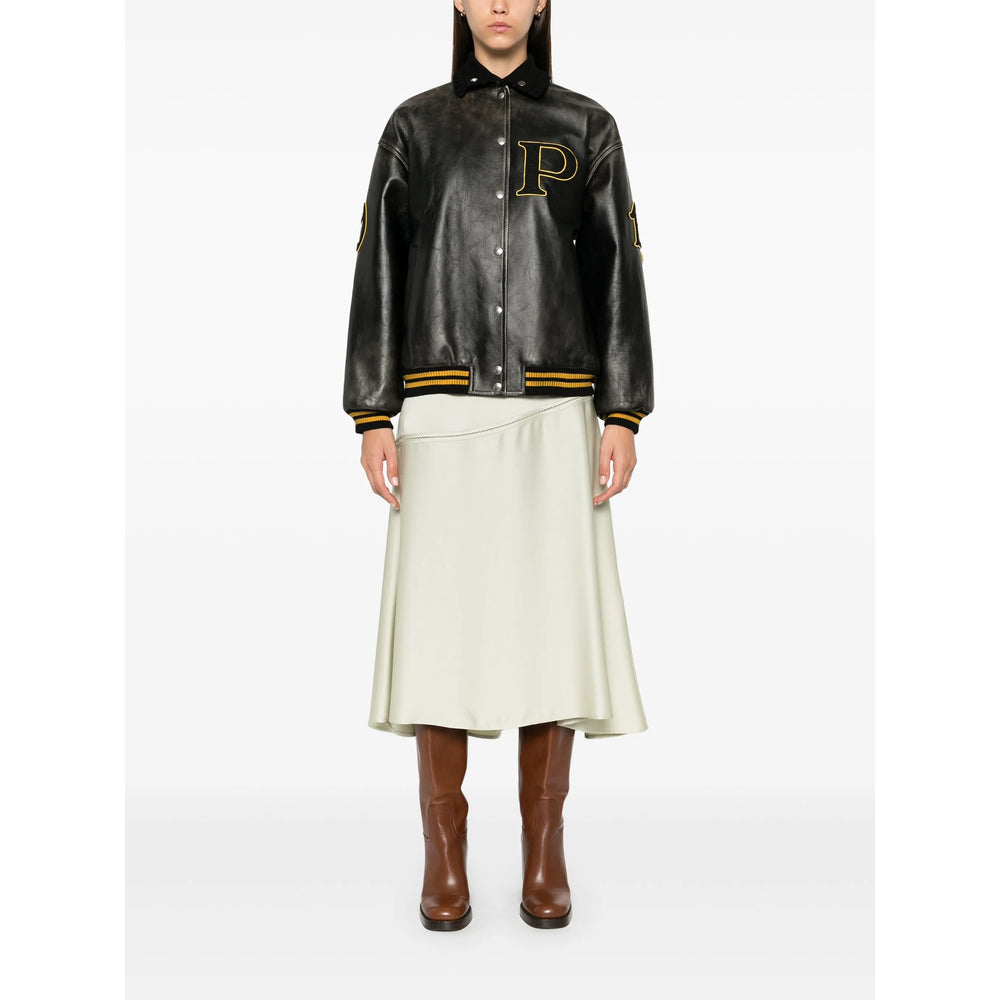 Prada Black Jackets - Leather Jackets Women