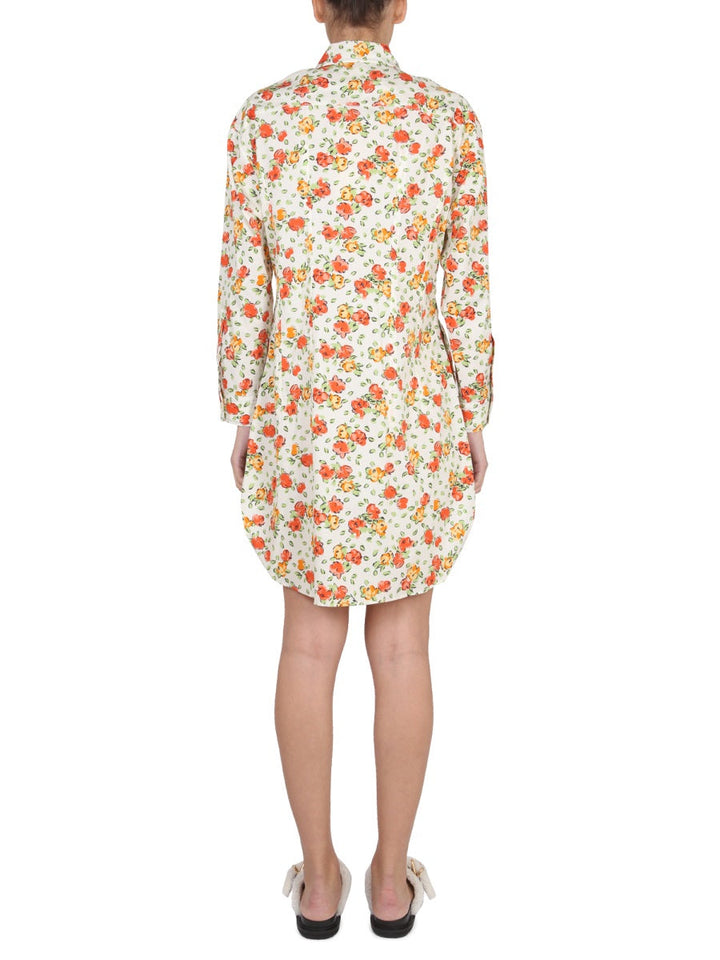 Marni Women Shirt Dress With Floral Pattern