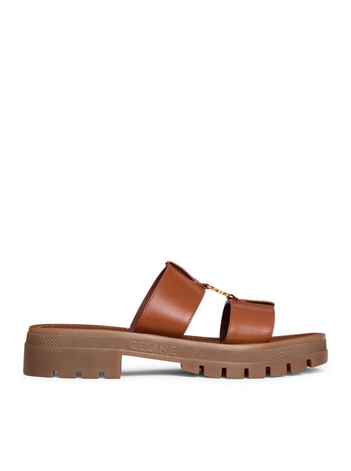 Celine Women Clea Leather Mules
