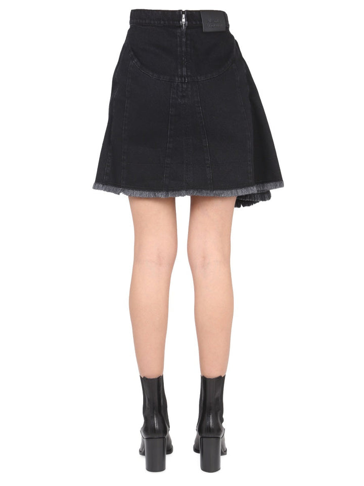 Alexander Mcqueen Women Asymmetrical Mini Skirt