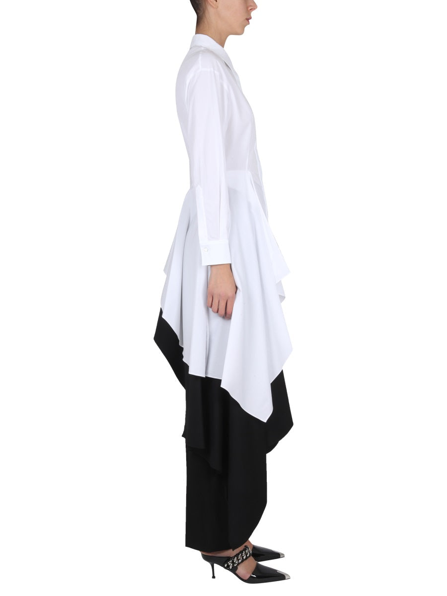 Alexander Mcqueen Women Asymmetric Shirt