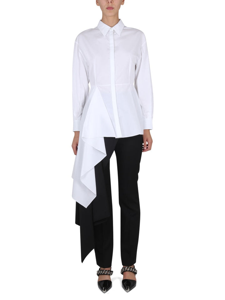 Alexander Mcqueen Women Asymmetric Shirt