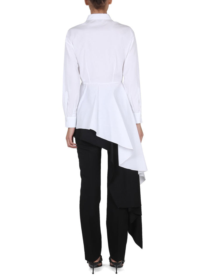 Alexander Mcqueen Women Asymmetric Shirt