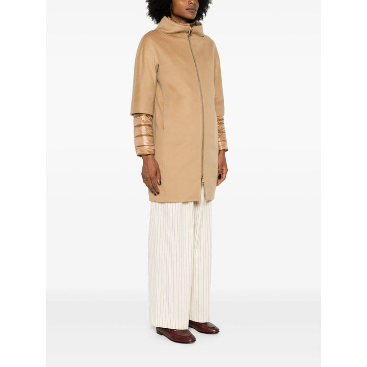 Herno Neutrals Coats - Single Breasted Coats Women