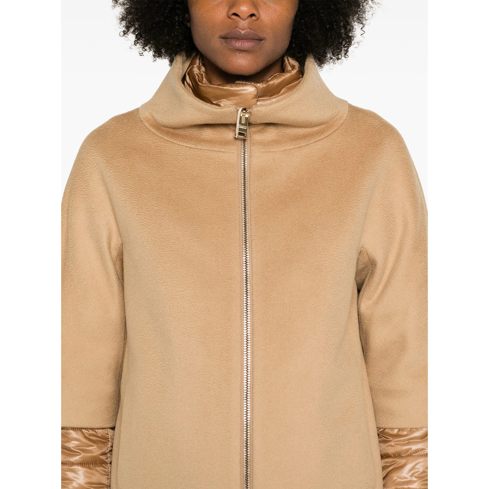 Herno Neutrals Coats - Single Breasted Coats Women