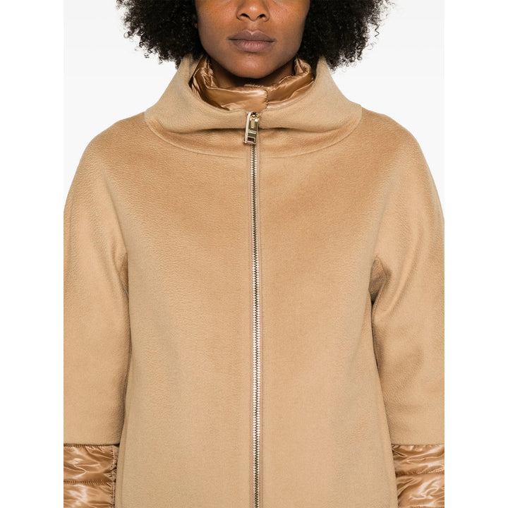 Herno Neutrals Coats - Single Breasted Coats Women