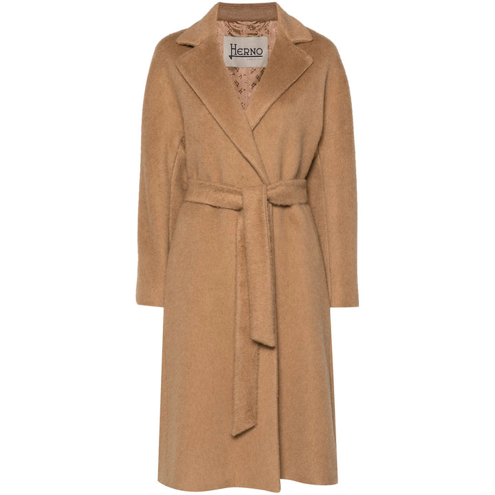 Herno Neutrals Coats - Single Breasted Coats Women