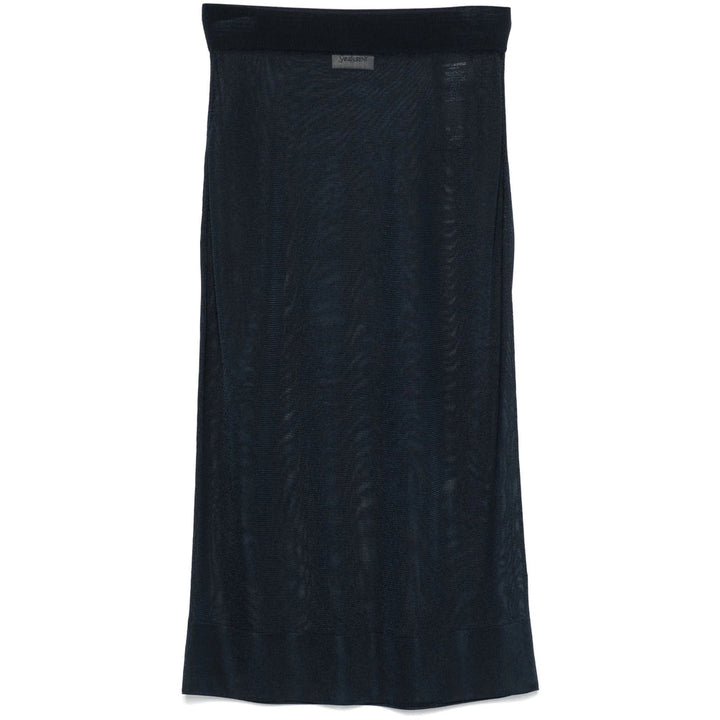 Saint Laurent Blue Skirts - Pencil Skirts Women