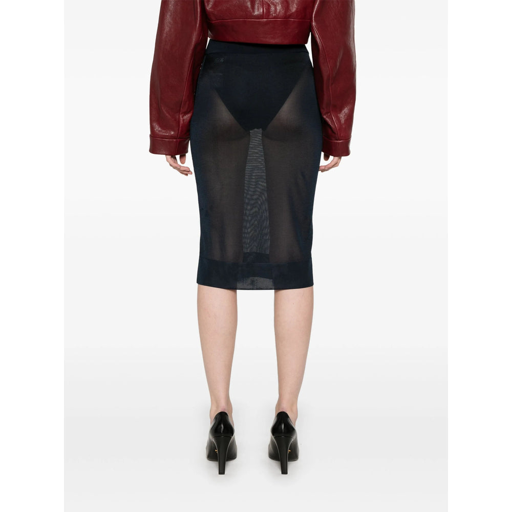 Saint Laurent Blue Skirts - Pencil Skirts Women