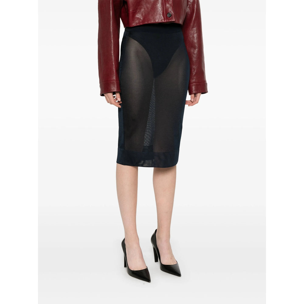Saint Laurent Blue Skirts - Pencil Skirts Women