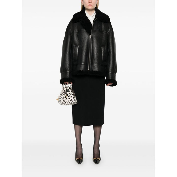 Saint Laurent Black Jackets - Leather Jackets Women