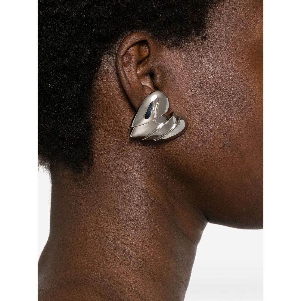 Amina Muaddi Silver Earrings Women