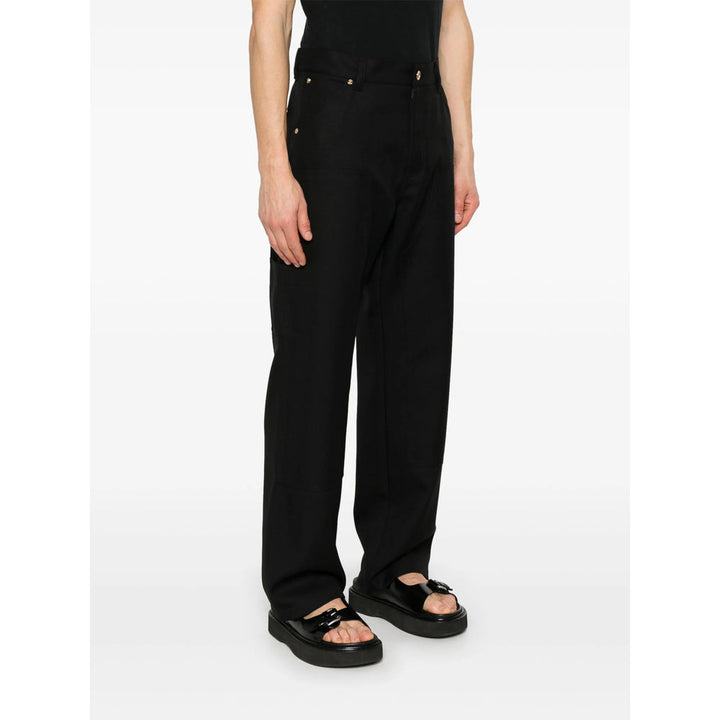 Versace Black Trousers - Regular & Straight-Leg Trousers Men