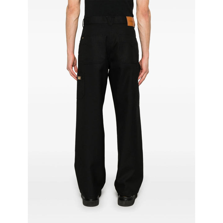 Versace Black Trousers - Regular & Straight-Leg Trousers Men
