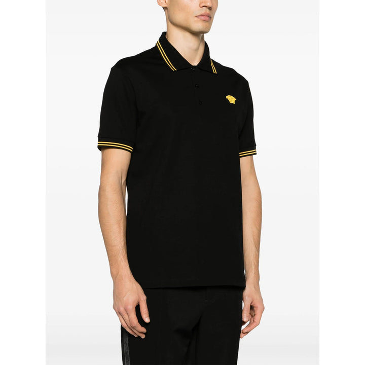 Versace Black Polo Shirts Men
