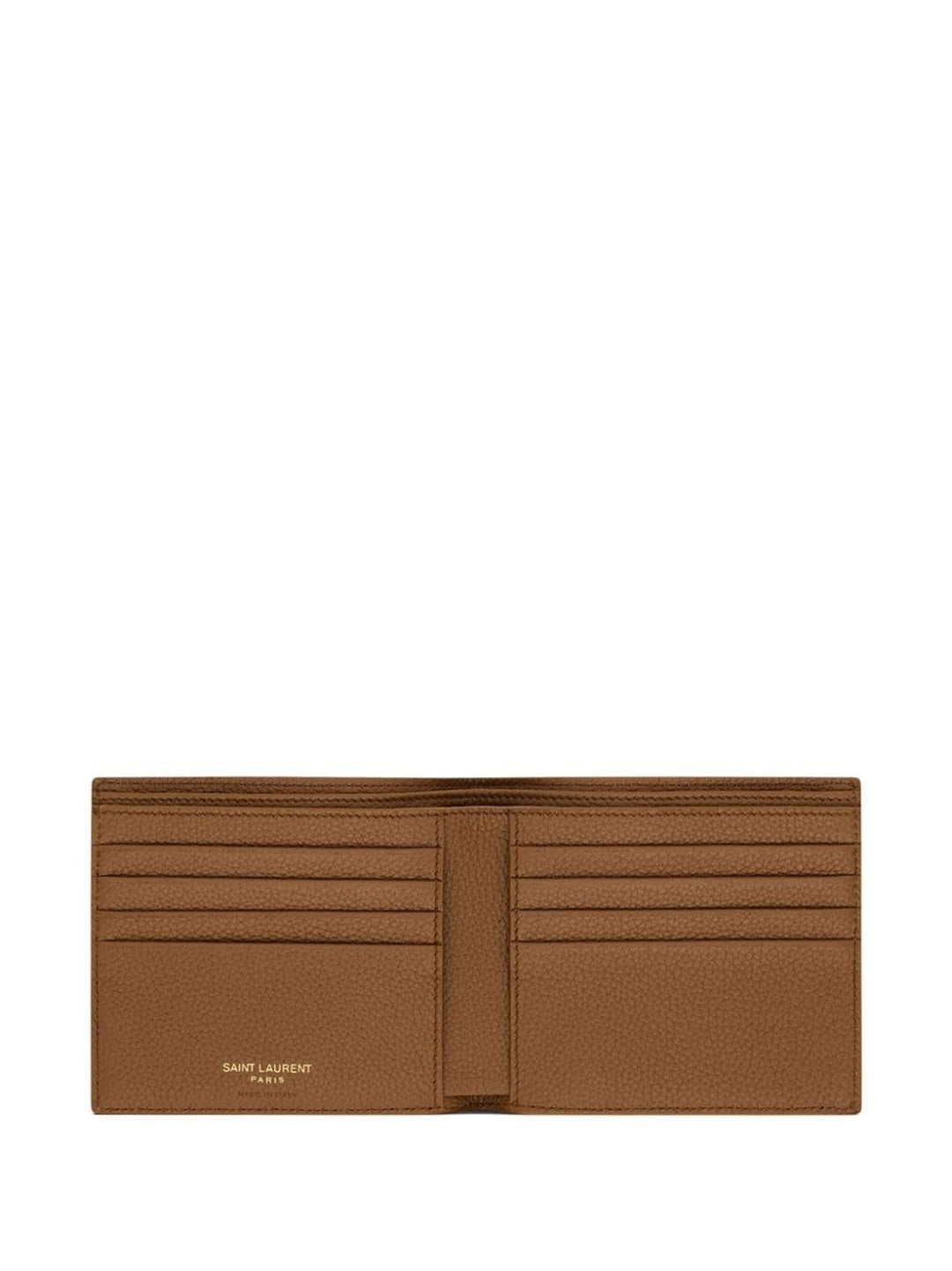 SAINT LAURENT Mini Leather Wallet &amp; Card Holder