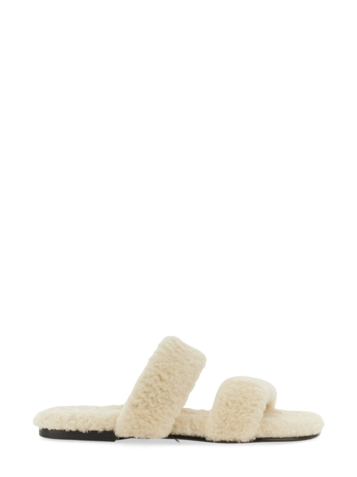 Saint Laurent Men Shearling Sandal