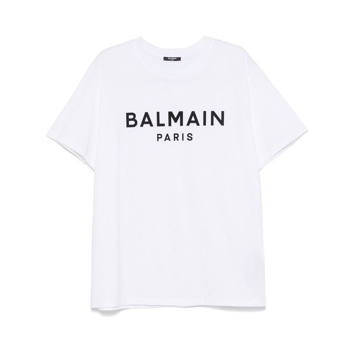 Balmain White T-Shirts & Vests - T-Shirts Men