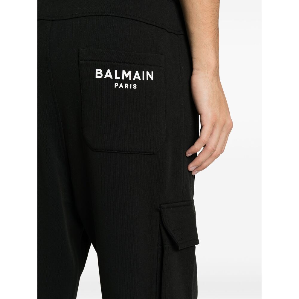 Balmain Black Trousers - Track Pants Men