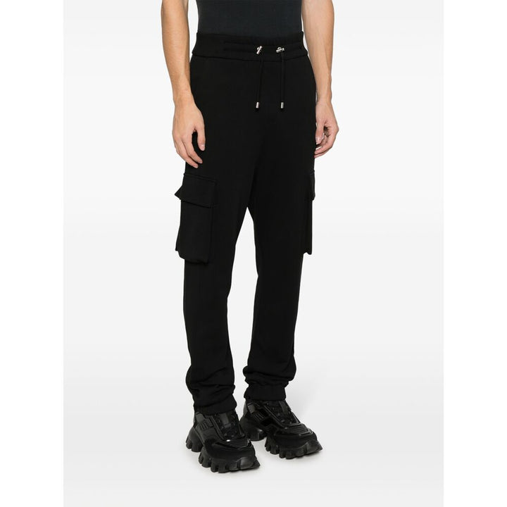 Balmain Black Trousers - Track Pants Men