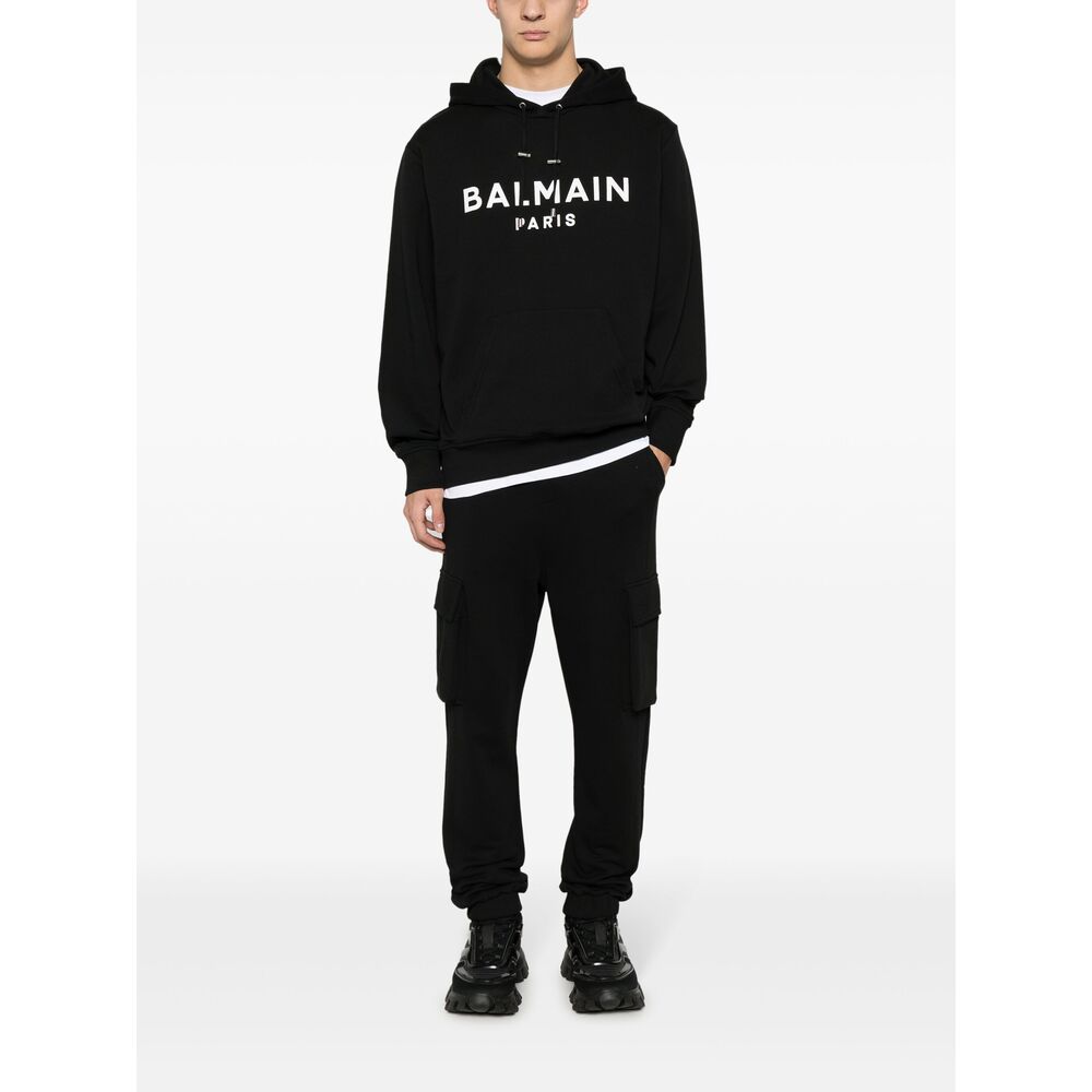 Balmain Black Trousers - Track Pants Men