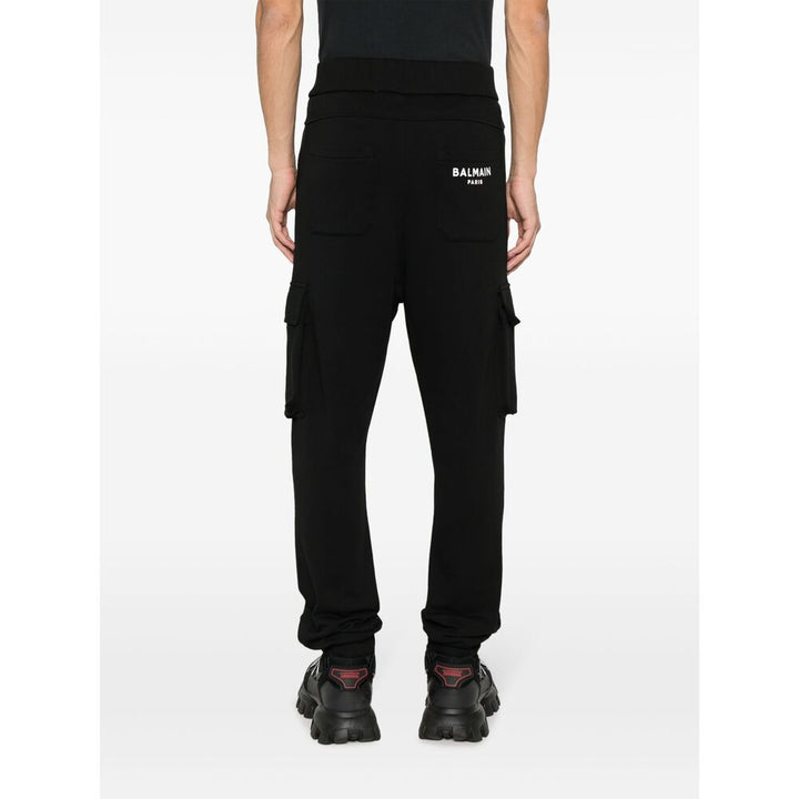 Balmain Black Trousers - Track Pants Men