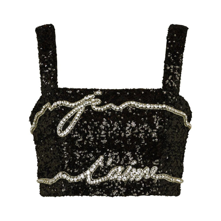 Balmain Black Tops - Vests & Tank Tops Women